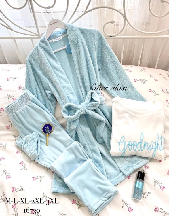 بيجامه 3 قطع نفاس 