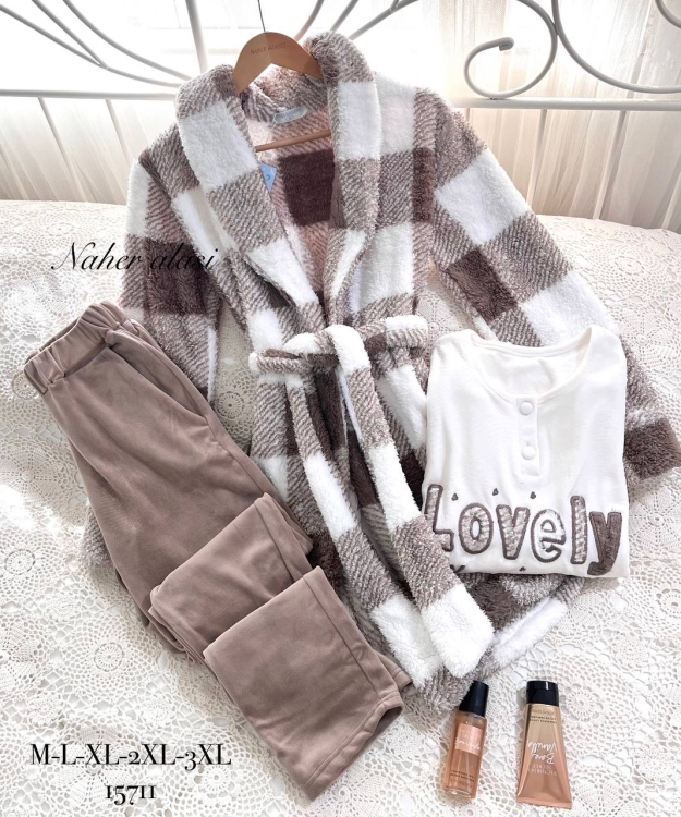 بيجامه 3 قطع نفاس 