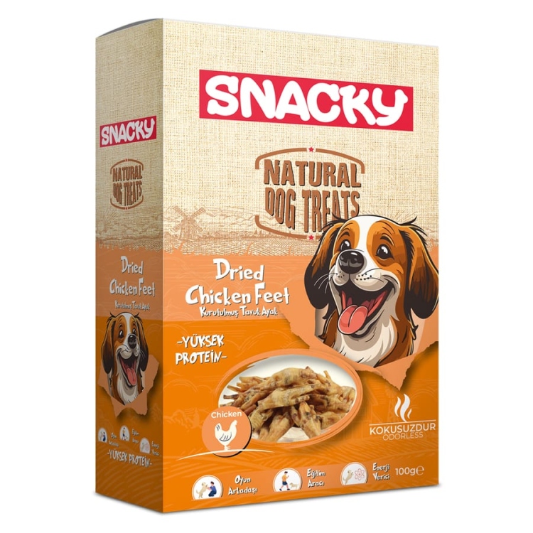 SNACKY DRIED CHICKEN FEET 100 G SNCA-006 عدد 4