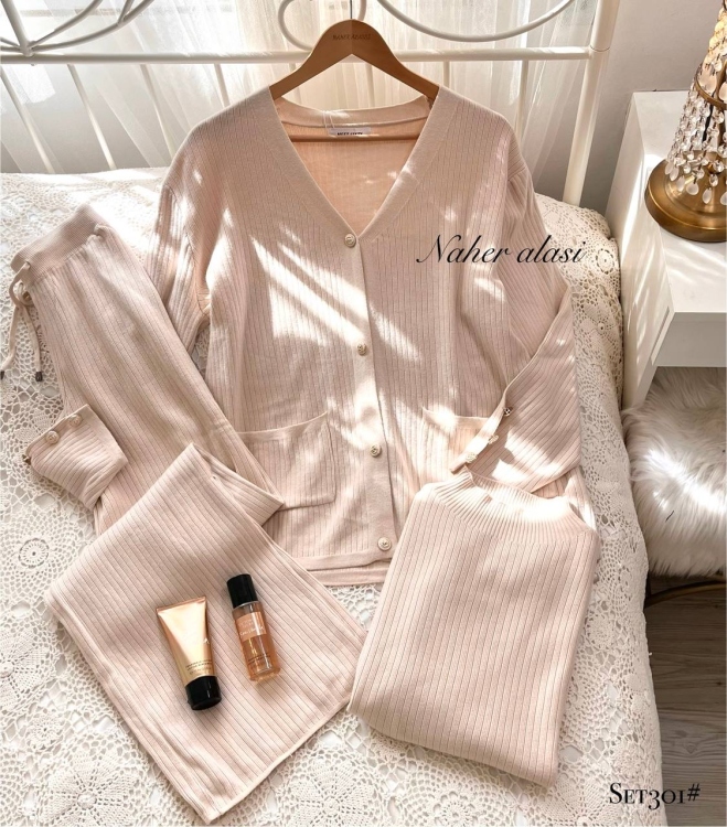 طقم تريكو  3 قطع 