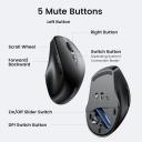 UGREEN MU006 25753 ERGONOMIC CONTOURED-SHAPE DESIGN WIRELESS MOUSE BLUE