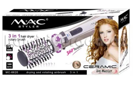 مجفف ومصفف شعر 3 في 1 MAC Styler MC-6620 مع فرشاة دوارة