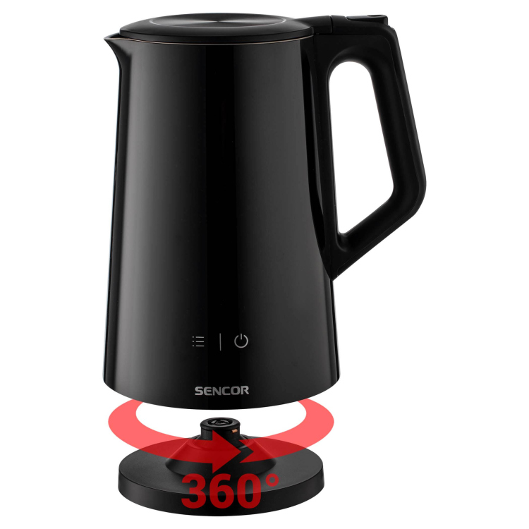 غلاية كهربائية ذكية Sencor SWK 0590BK مع شاشة LED