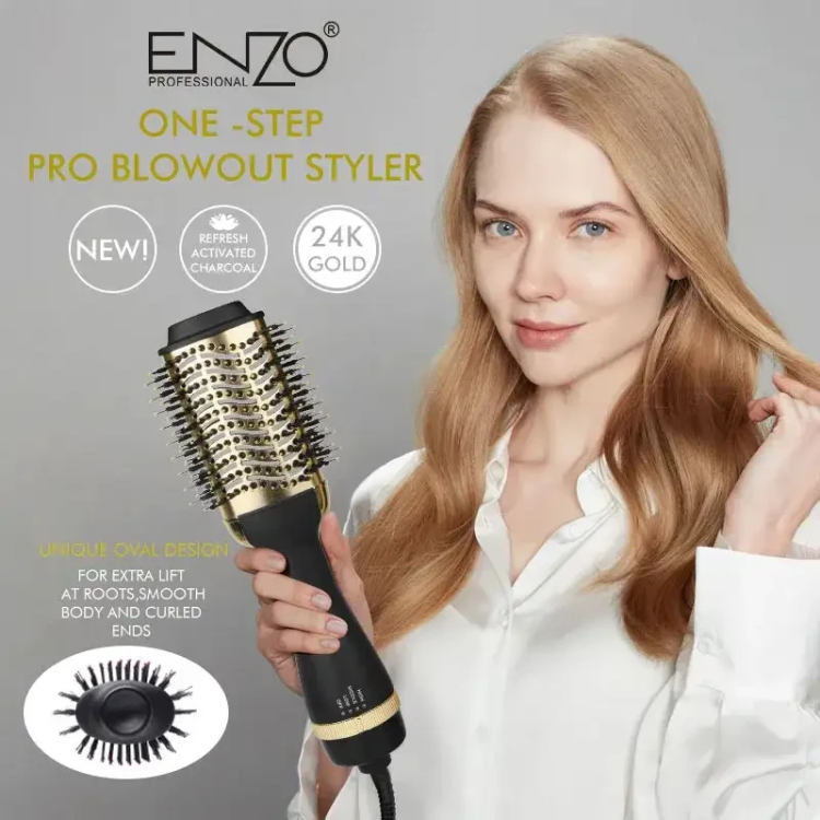 إنزو بروفيشنال جهاز تصفيف الشعر Blowout بخطوة واحدة