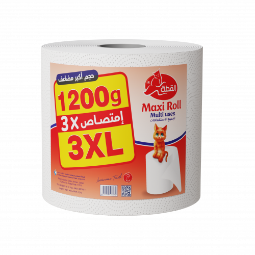 القطة ماكسي رول لجميع الإستخدامات 1200غم