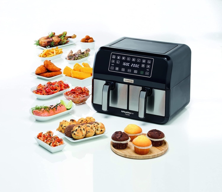 قلاية هوائية Kenwood - بتقنية Dual Zone ووظيفة Max Crisp