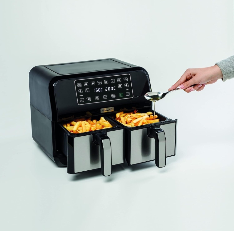 قلاية هوائية Kenwood - بتقنية Dual Zone ووظيفة Max Crisp