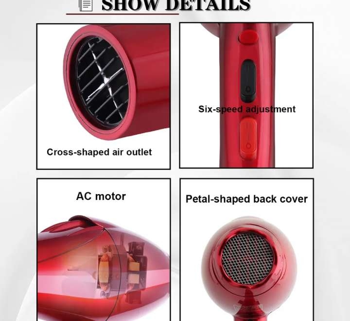 مجفف شعر MAC Styler MC-6672 احترافي بقوة 5000 واط