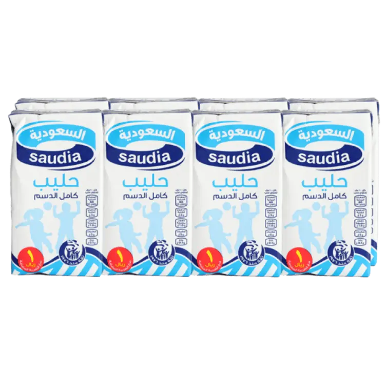 السعودية حليب 125مل*8حبات
