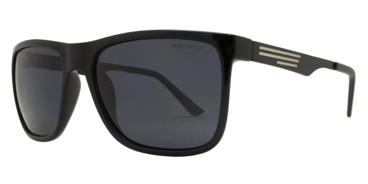 EyeframesInt-DY-PL-Kyo, Polarized Retro Square Plastic Sunglasses, Assorted Colors