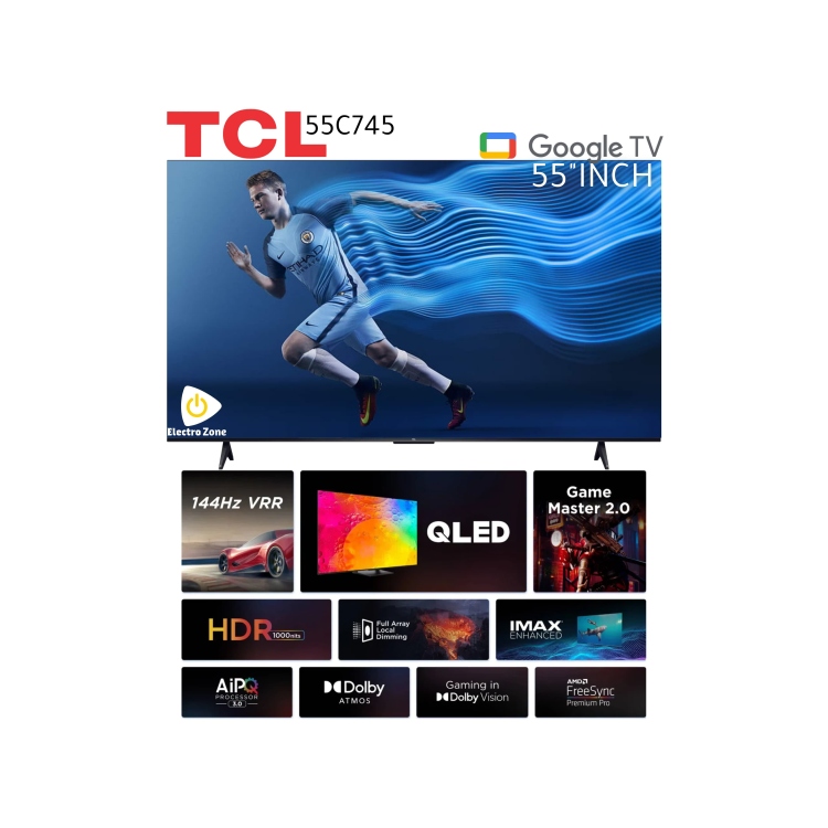 شاشة TCL الذكية 55 بوصة