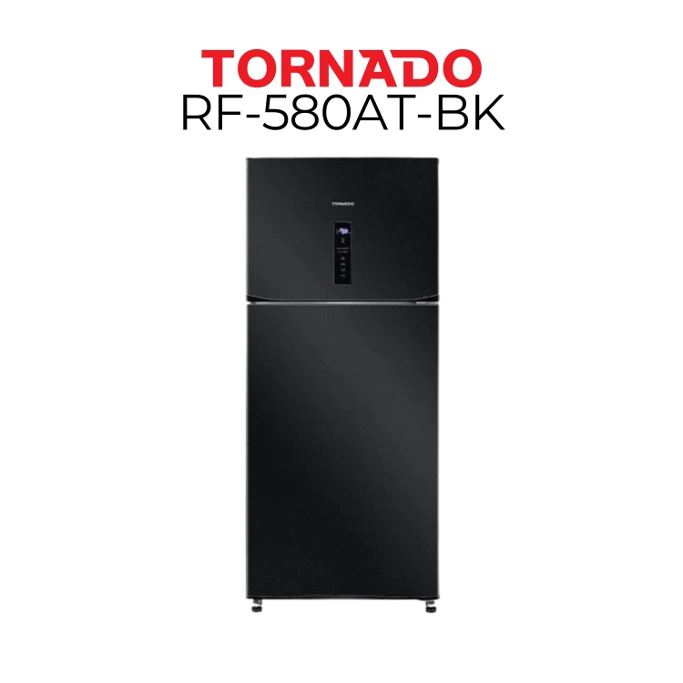 ثلاجة تورنيدو موديل RF-580AT-BK