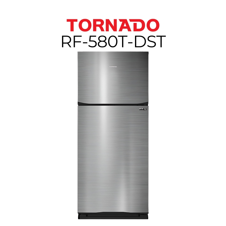 ثلاجة تورنيدو موديل RF-580T-DST
