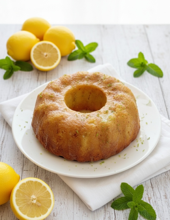 كيكة الليمون المنعشة