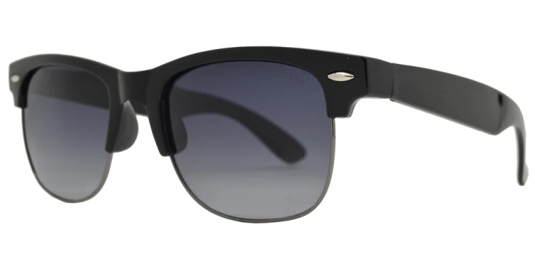 EyeframesInt-DY-PL117583, Classic Half Rimmed  Sunglasses, Assorted Colors 