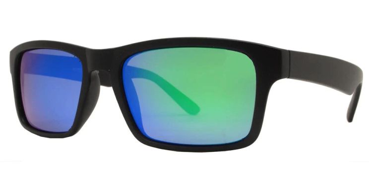 EyeframesInt-DY-PL117757, Classic Rectangular Sports Sunglasses, Assorted Colors 