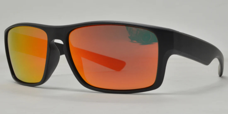 EyeframesInt-DY-PL115195 , Polarized 1.1 MM Plastic Sports Sunglasses, Assorted Colors