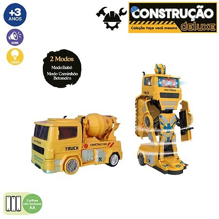 شاحنة خلط الخرسانة المتحركة من ترانسفورمرز 