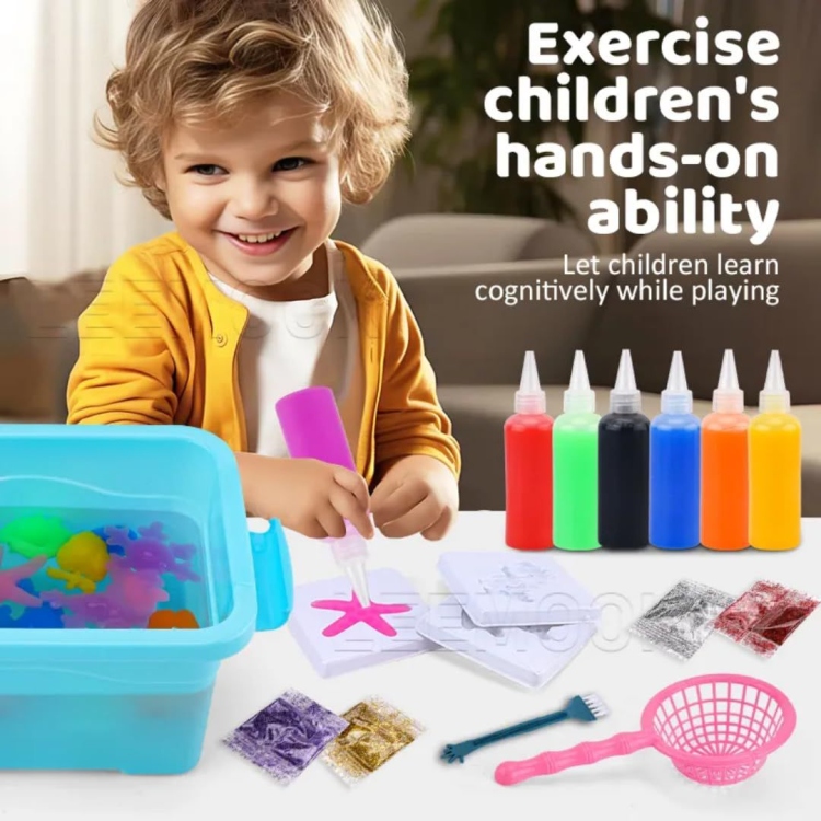 ألعاب هلامية سحرية ثلاثية الأبعاد مصنوعة يدويًا