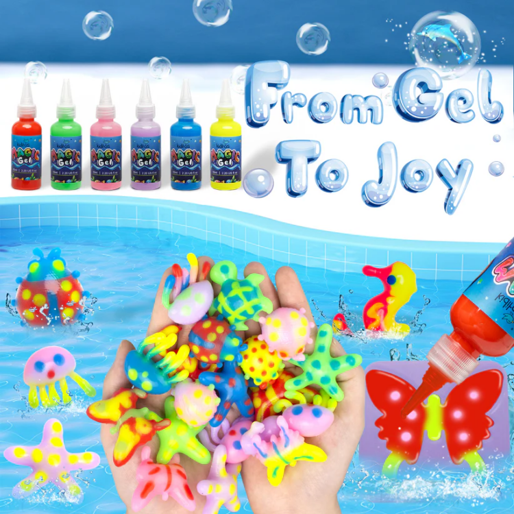 ألعاب هلامية سحرية ثلاثية الأبعاد مصنوعة يدويًا