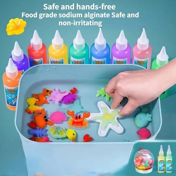 ألعاب هلامية سحرية ثلاثية الأبعاد مصنوعة يدويًا