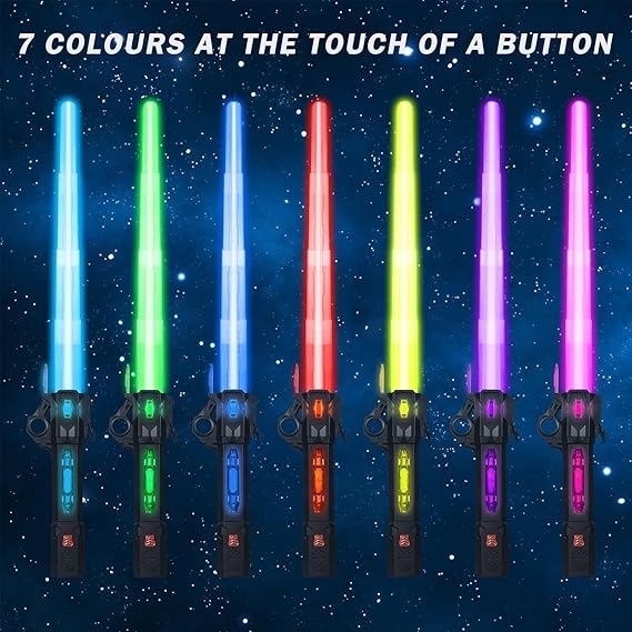 لعبة سيف ضوئي قابل للسحب وقابل لإعادة الشحن عبر USB