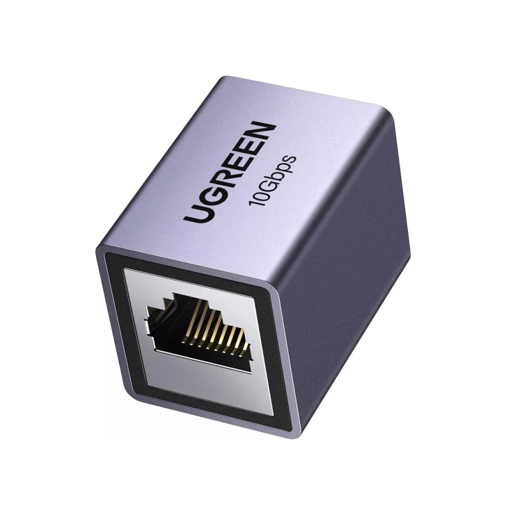 وصلة تطويل كيبل الشبكة RJ45 معدنية 10 جيجا