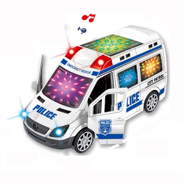  سيارة إسعاف دوران 360 درجة  بصوت وضوء