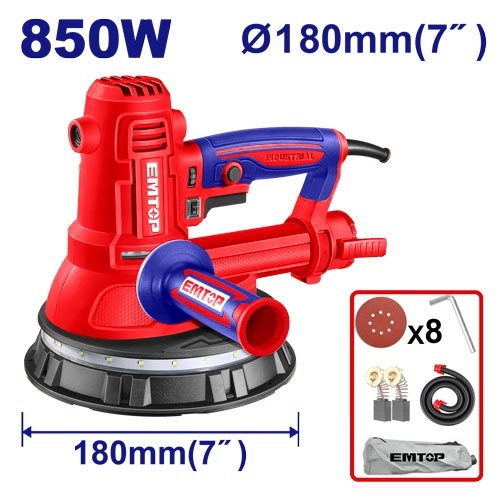 ماكنه حف جدران دائري  850W  مع 8 ورقات  EDSD10508  