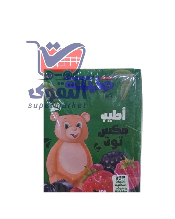 طيبة عصير مكس توت125مل