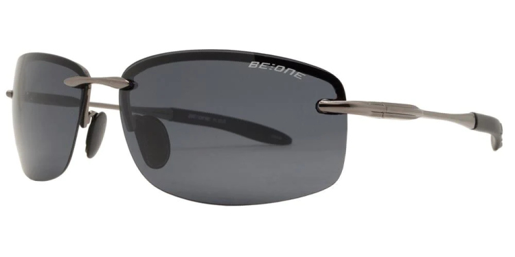 EyeframesInt-DY-PL113625 - Polarized Men Rimless Sport Metal Sunglasses, Assorted Colors