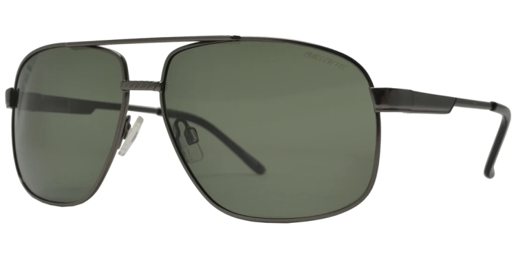 EyeframesInt-DY-PL113924 - 1.1 MM Polarized Square Aviator Metal Sunglasses, Assorted Colors