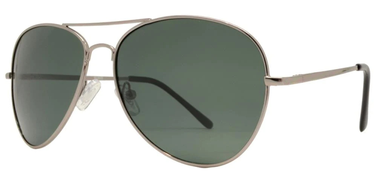 EyeframesInt-DY-PL119090 - Classic Metal Aviator Polarized Sunglasses, Assorted Colors