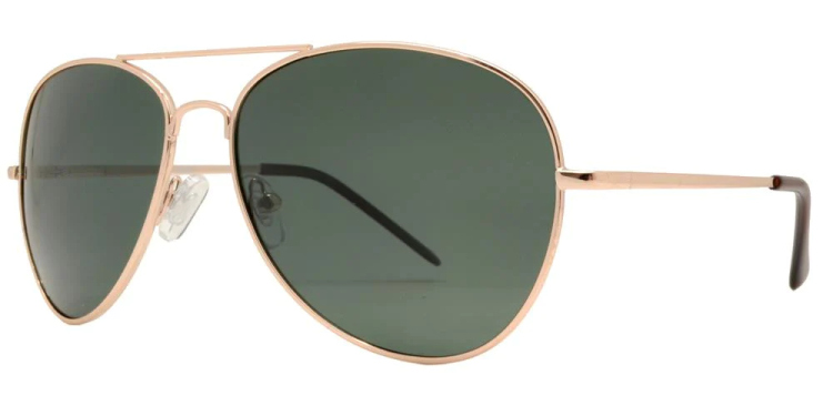 EyeframesInt-DY-PL119090 - Classic Metal Aviator Polarized Sunglasses, Assorted Colors