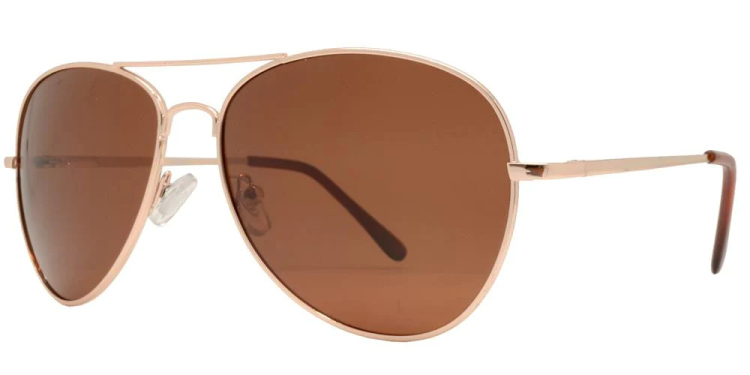EyeframesInt-DY-PL119090 - Classic Metal Aviator Polarized Sunglasses, Assorted Colors