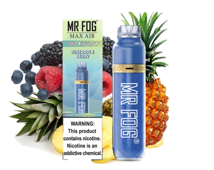 Mr. Fog Max Air Pineapple Berry, 3000 Puffs ,Disposable, Vape Device 