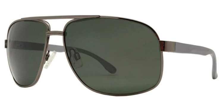 EyeframesInt-DY-PL11963 - Aluminum Square Aviator Sunglasses, Assorted Colors