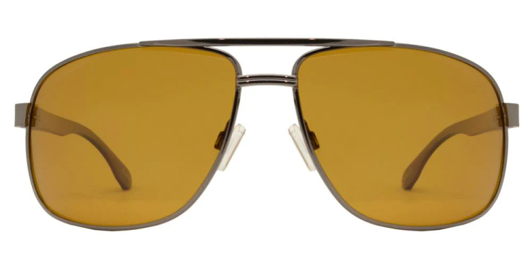 EyeframesInt-DY-PL11963 - Aluminum Square Aviator Sunglasses, Assorted Colors