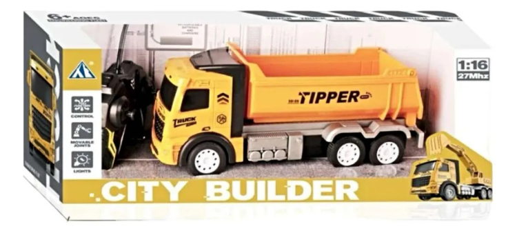 لعبة سيارة شاحنة قلاب بجهاز للتحكم عن بعد