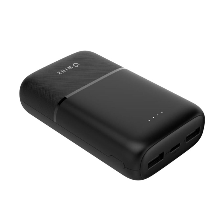 بور بانك مدخلين USB-2.1A>مدخل USB-C2.1A طاقة: 10000 اسود