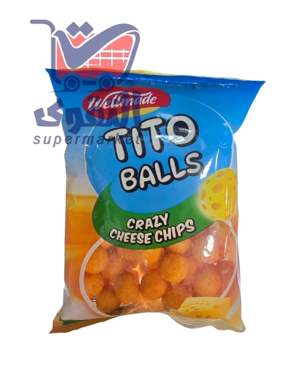 تيتو بلس كرات جبنة شدر50غ