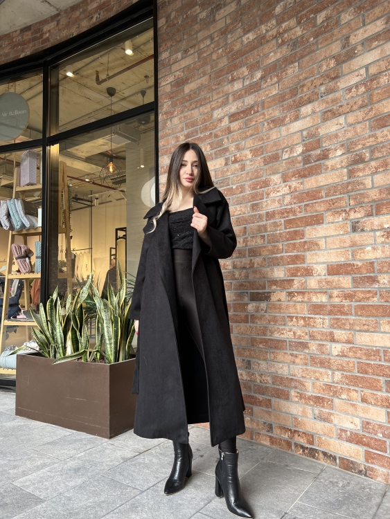 Oversized jacket drop shoulder ( black) 