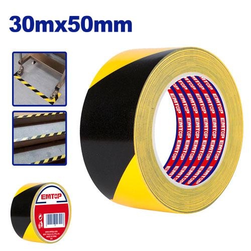 عاكس تحذير تلزيق اصفر 30 متر EMPN4H45    50MM   