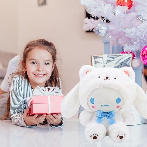 دمية قطنية  مع شنتة بتصميم شخصية سانريو كاواي