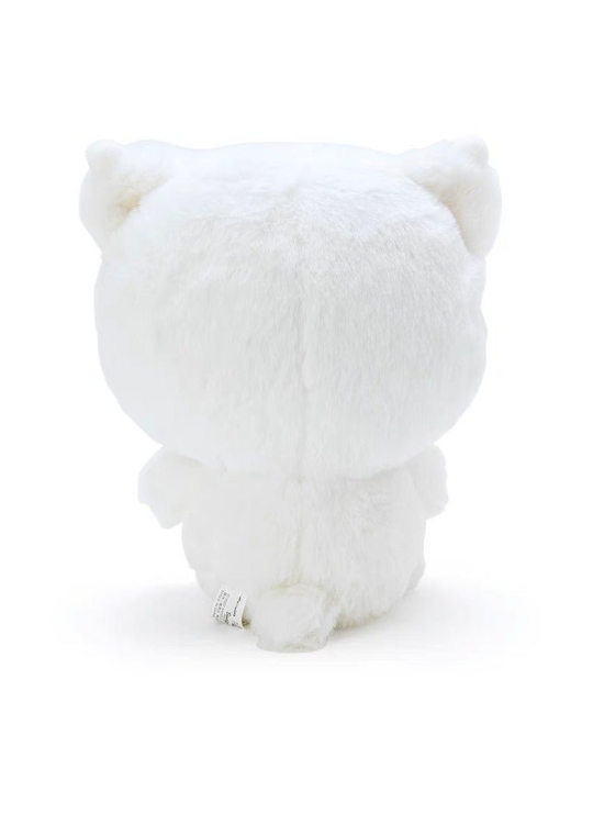 دمية  شنتة ودب ناعمة لطيفة محشوة على شكل دب أبيض كرتوني