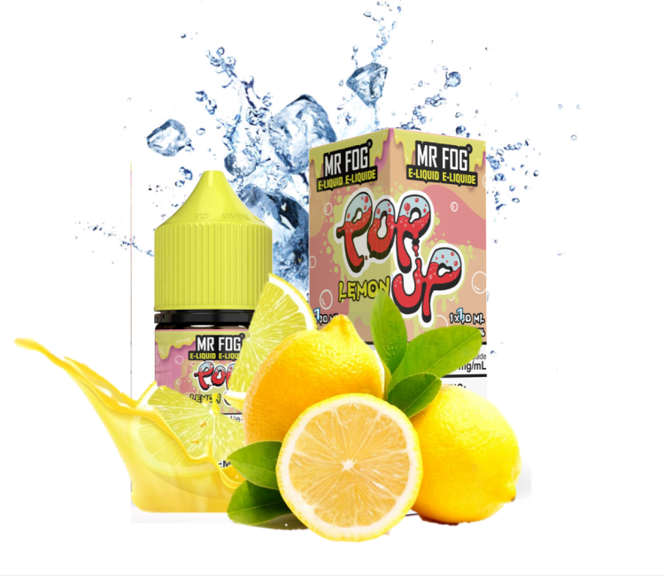 Mr. Fog Pop Up Lemon Ice -  SaltNic,  Vape Juice -  10ml, 20mg Nicotine