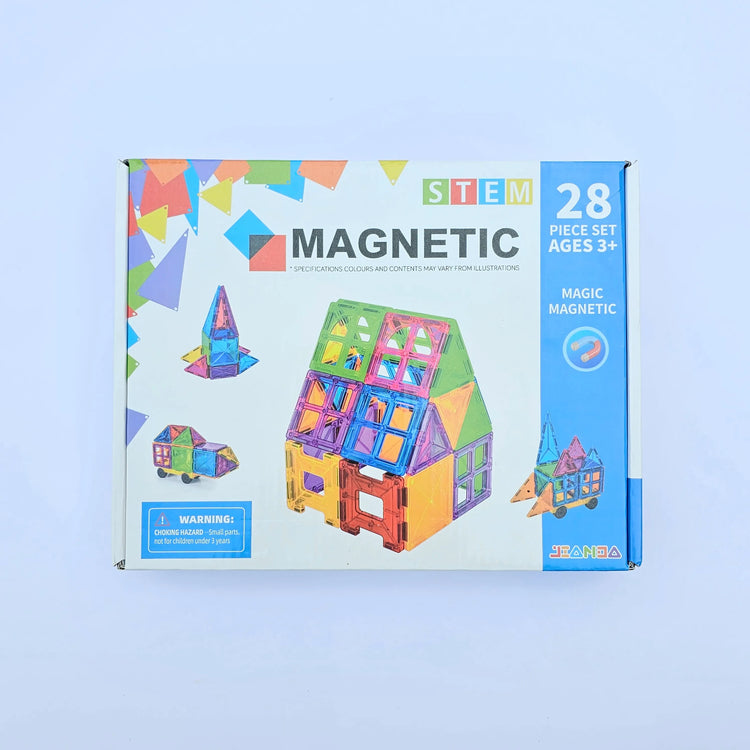 ليجو مغناطيسي 28 قطعة بلوكات للاطفال ( اصلي )