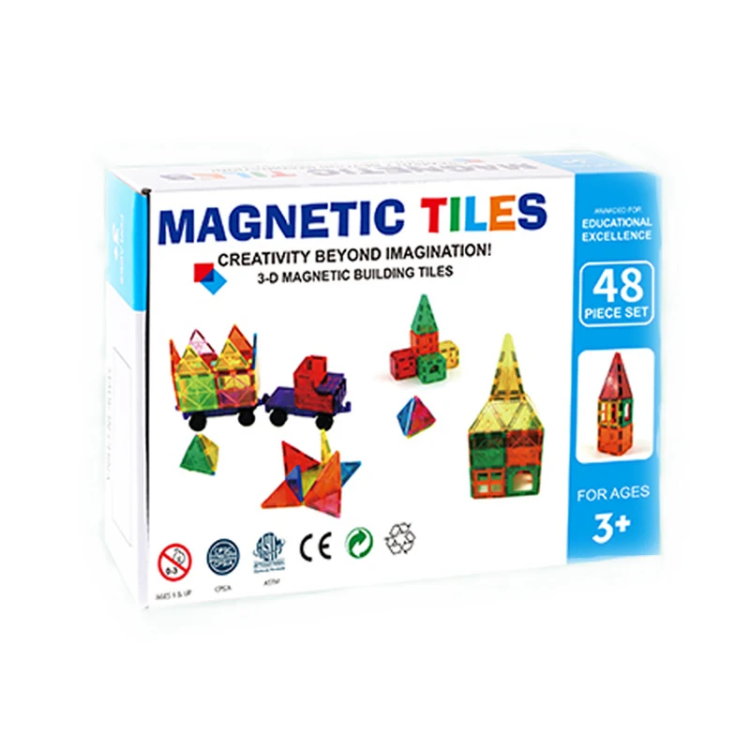 ليجو مغناطيسي 48 قطعة بلوكات للاطفال ( اصلي )