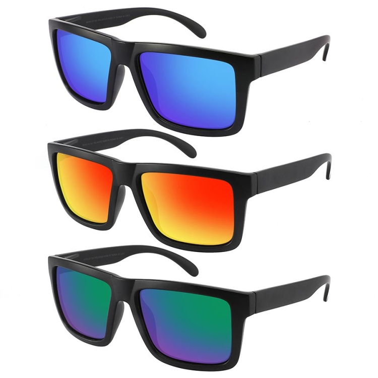 EyefamesInt-THE-11BG541129-PRV, Big and Tall Polarized Sunglass, Assorted Colors 