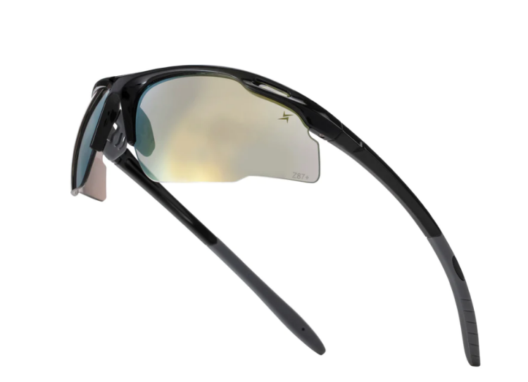 EyeframesInt-XP-11006-PC- Mirror Lens Safety Sunglasses., Assorted Colors